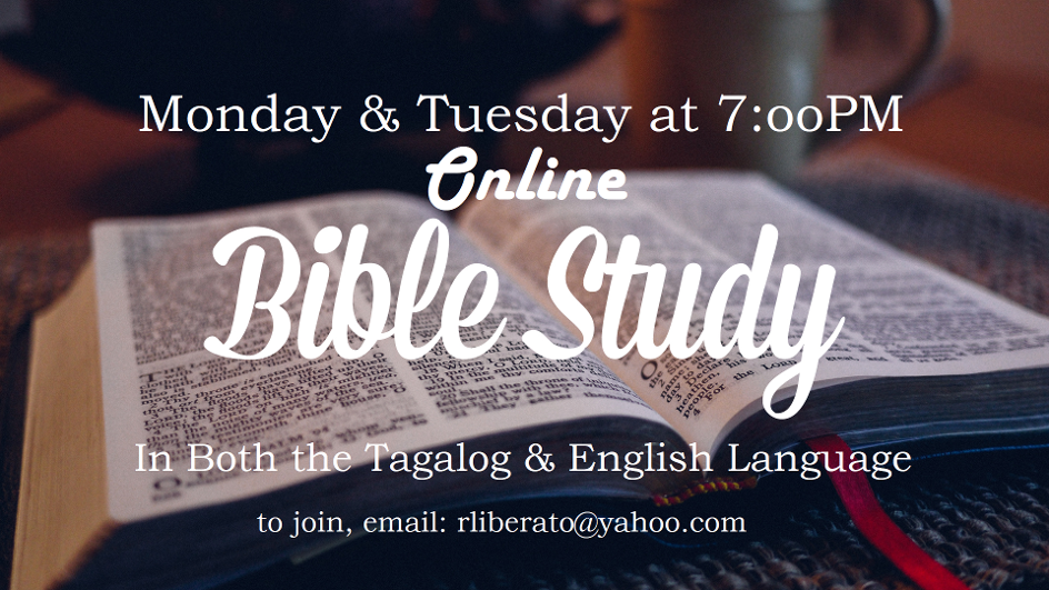 Online Tagalog and English Bible Study